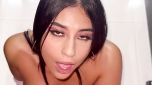 Thalia And Felipe - Roommate Fucks me Hard in the Kitchen, what a Delicious Cum