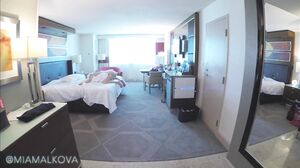 Throwback! Tied up and used in my hotel room. ) - Mia Malkova