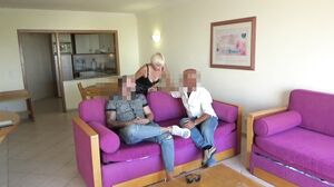 CindyAngel - Gangbang in the hotel with my husband's friends. Fucked me for 4 hours.