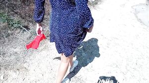 Djelka Bianki - He Fucks My Wife Outdoor in Her Ass. Lustful SexWife cheats on her Husband in nature