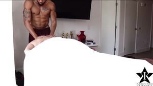 Kaden Kole Oiled Massage And Fuck With BBC Masseur