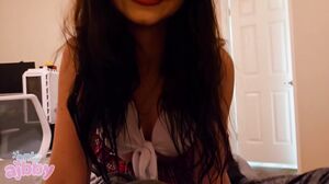 Tiny Perfect Body Teen Takes a Big Cock