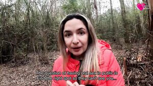 Katrina Van - Kathy Finds a Public Place to Suck Cock and Taste His Cum!!!