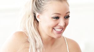 Teen Daniella Margot Enjoys a Double Stuffing from Two Mature Studs