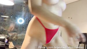 Pistolinha sticking it deep in the naughty young girl Andry Silva