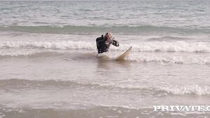 Lucky surfer gets to fuck two petite Euro sluts in all their holes