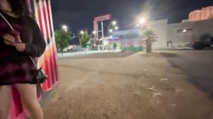 Nicole Niagara - Public Alley Naked Whore Masturbates