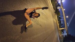 NicoleNiagara - Pink hair slut spreads holes for strangers on the street and gets fucked in public