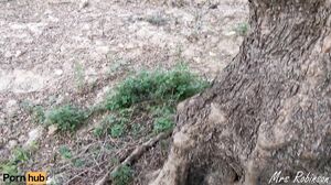 Mrs Robinson - Giving him a DeepThroat Blowjob along the Highway