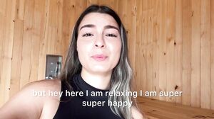 Lia Tovar - My neighbor fucks me behind his wife's back while she is looking for him!