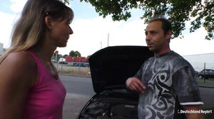 Simona J -  Andreas J - Mature German Picked Up And Fucked In Hot Reportage