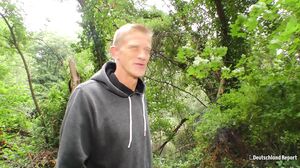 Georgina G - Jungle - Tattooed Mature Sucks A Cock Outdoors