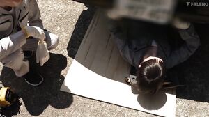 FNS-094 Boyish hidden big breasts tempt you with a titty fuck while sweating in a humid midsummer factory Yamashita Sawa