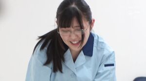 NHDTC-104 Bukkake sexual harassment of glasses-wearing busty wife cleaning the office
