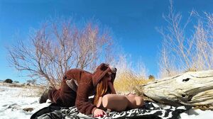 freckledRED - Shemale Pegs & Rides Tantaly Sex Doll Channing At The Lake (use code