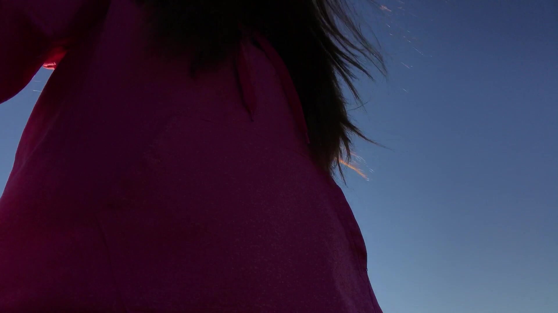 freckledRED - Exhibitionist freckledRED Rubs Her Big Clit Outdoors Until Moaning Orgasm 2