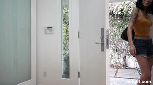 NetGirl - Athenas' First Interracial Threeway