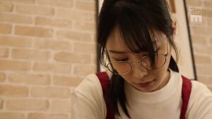 MIKR-056 The plain and gloomy glasses lady at my part-time job is an insatiable slut monster, Rio Asahi