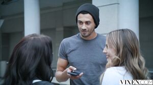 Camera Man Joins In On Adult Film