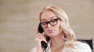 Natalia Starr, Chloe Foxxe - Blonde Bosslady Cant Resist Redheads Sweet Pussy