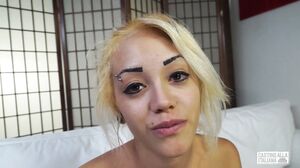 Indya Mirales Omar Galanti - Blonde Fucked By Big Cock In Casting Tape