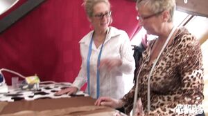 Ziska Erna Siegbert - Mature Ladies Share Some Cum