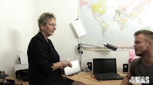 Erna Bodo - German Granny Pounded Hard In Office