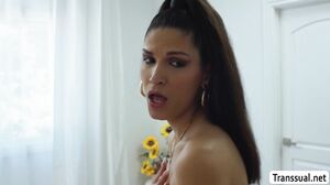 My stepdaughters TS girlfriend fuck my pussy