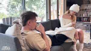 Elly Clutch - Keeping my sister's bff warm with my dick in a snowy cabin