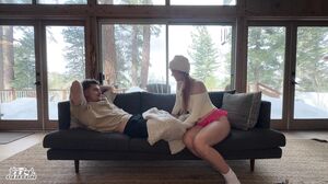Elly Clutch - Keeping my sister's bff warm with my dick in a snowy cabin