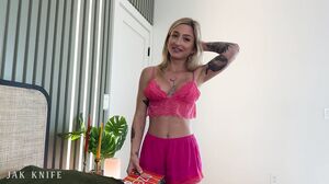 Jak Knife - Is your cock hard!? I'm trying to read says roommate's gf - Kathryn Mae