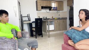 Juliana Palvin - I fuck my little stepsister in the bathroom before going out with her boyfriend.