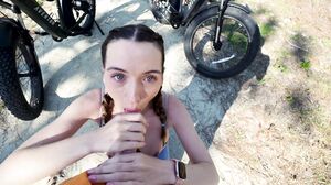 Brooke Tilli - Petite Cyclist Takes Big Dick Tourist On The Ride Of His Life