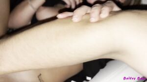 Bailey Base - Fucking Hot Babe In Tesla Car Self Driving At Night 2