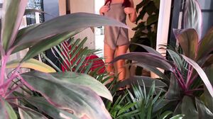 Luna Berg - The Gardener Spies on a Sexy Girl and Fucks her in the Pussy and Cums in her Mouth. POV