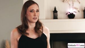 Stepdaughter ass fucks mum with buttplug