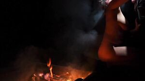 TheRykers - Butt Naked in Public Camp Sucking Cock