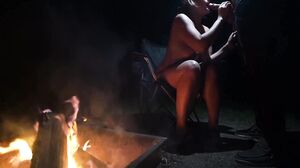TheRykers - Butt Naked in Public Camp Sucking Cock