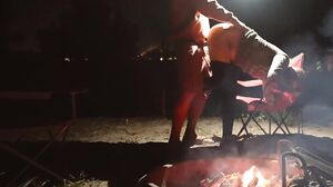 TheRykers - Public Camping Sex! BJ, Bending Over and a BIG Load!