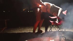 TheRykers - Public Camping Sex! BJ, Bending Over and a BIG Load!