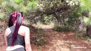 Yenifer Chacon - Sucking and Fucking in the Woods 2