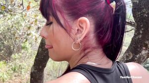 Yenifer Chacon - Sucking and Fucking in the Woods 2