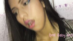 DollBabyBell - We fuck with a latina in the bathroom of the cinema