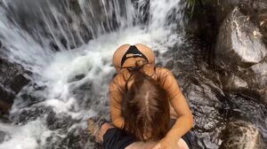 Pure Pleasure - PornHub's Hottest Amateur Takes on a Waterfall for her 25K Milestone - Pure Pleasure
