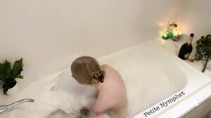 Naughty Nymphet - Sipping Champagne I Grab a Loofah and Soap up My