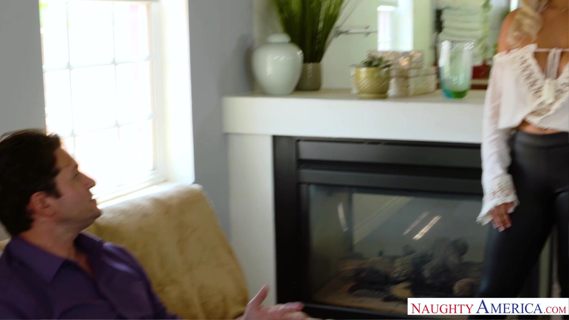 Kylie Page fucking in the bedroom with her outie pussy