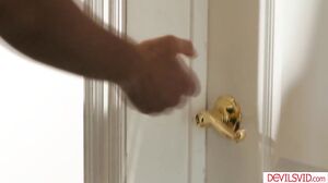 Stepdad helping teen stepdaughter orgasm