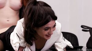 Transfixed - Ariel Demure and Megan Mistakes - A Free Use Workplace