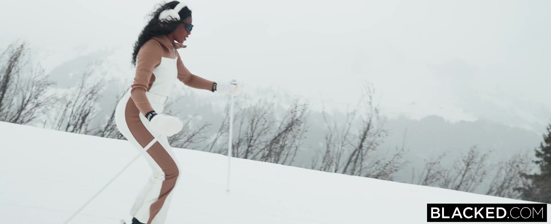 Nicole Kitt, Stacy Cruz - Hot Couple Tag Team Snowbunny