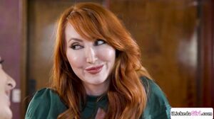 Lesbian having threesome with mum and gf